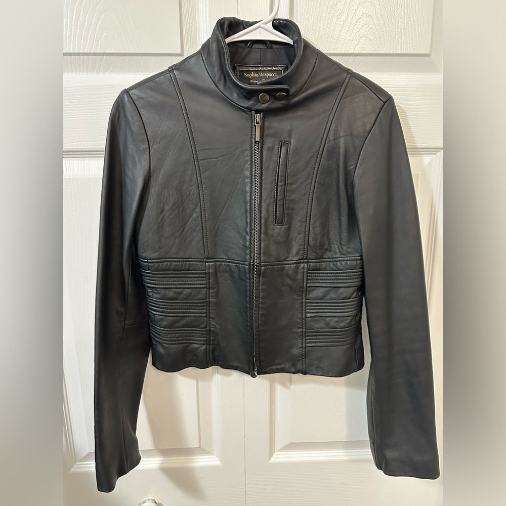 Leather jacket